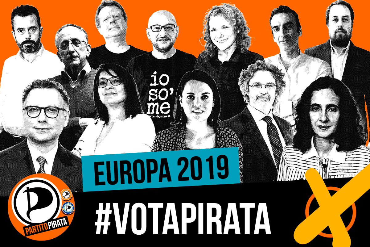 I candidati Pirata delle Europee 2019